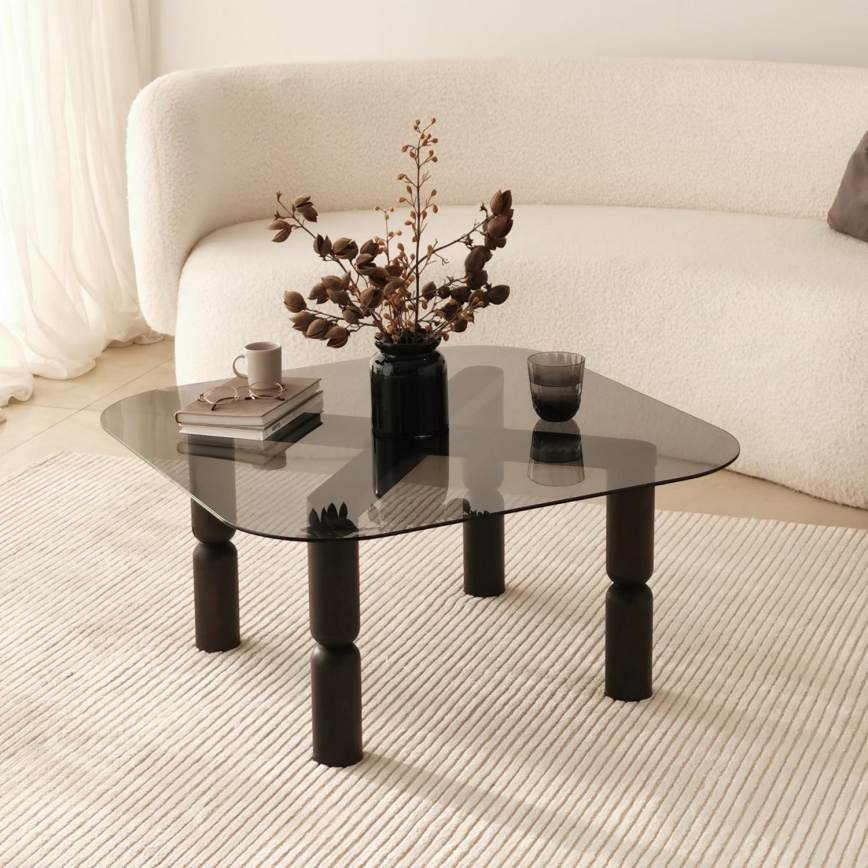Konferencijski stol KEI 40x80 cm smeđa/crna