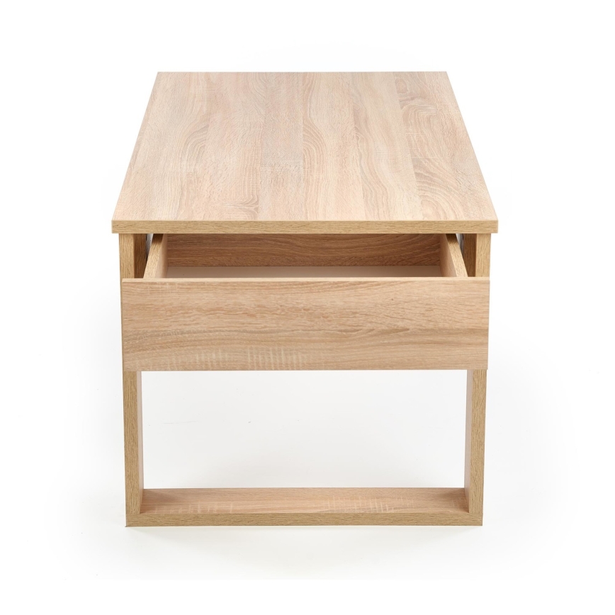 Konferencijski stol s ladicama NEA 52x110 cm bež/hrast sonoma