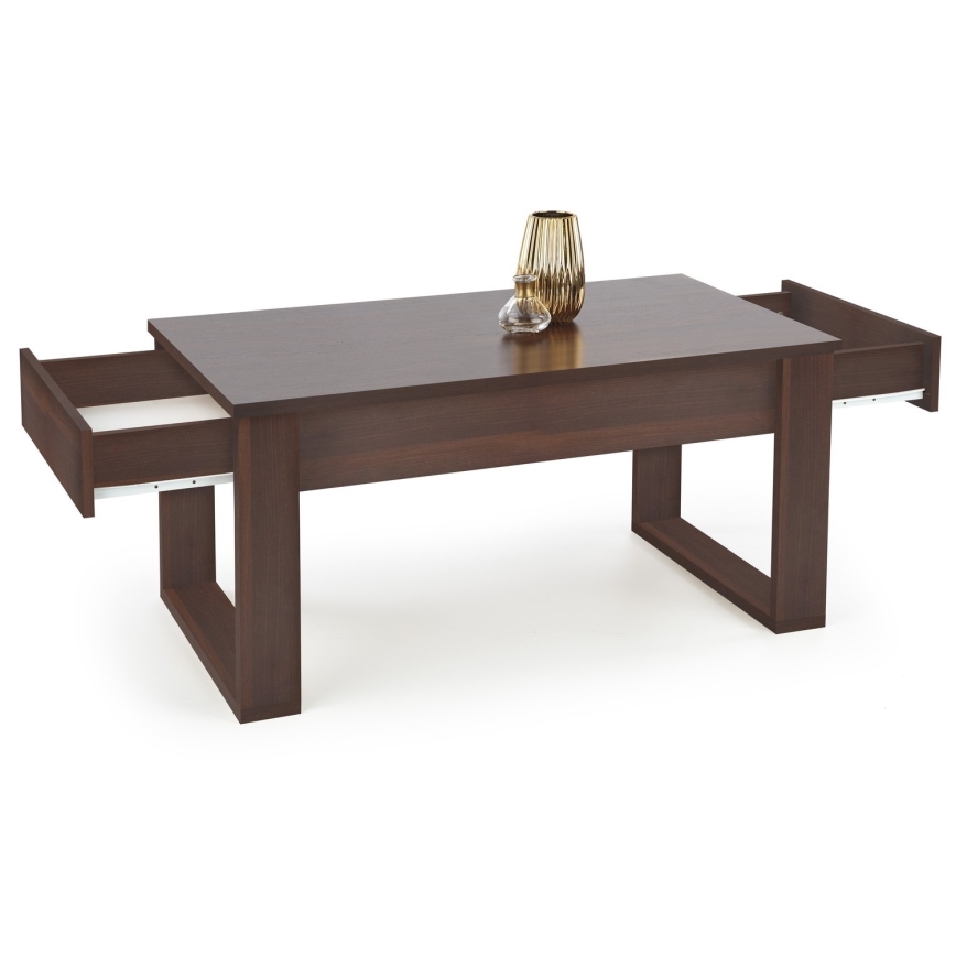 Konferencijski stol s ladicama NEA 52x110 cm smeđa
