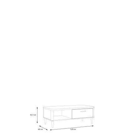 Konferencijski stol NOR smeđi/bež