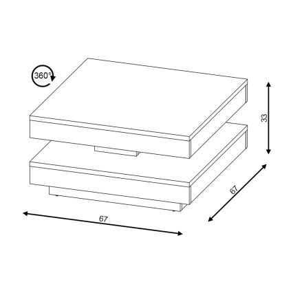 Konferencijski stol TIMO bijeli