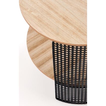 Konferencijski stol TRAFICA 41x41 cm crna/bež