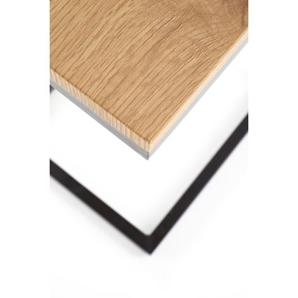 Konferencijski stolić AURIA hrast/crna