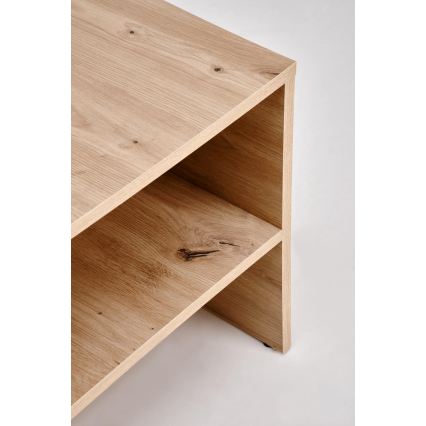 Konferencijski stolić BELA 100x42 cm hrast artisan/antracit