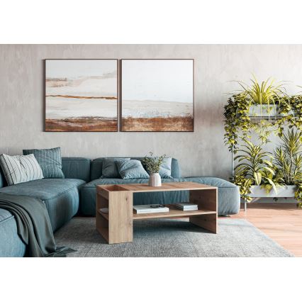 Konferencijski stolić BELA 100x42 cm hrast artisan