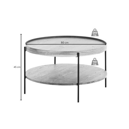 Konferencijski stolić FURNI hrast