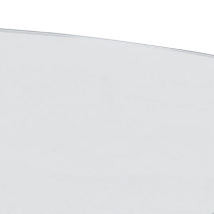 Konferencijski stolić LUCA 82 cm proziran/srebrni