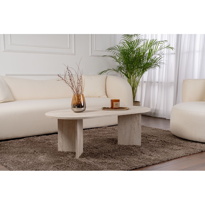 Konferencijski stolić NEL 119x60 cm bež