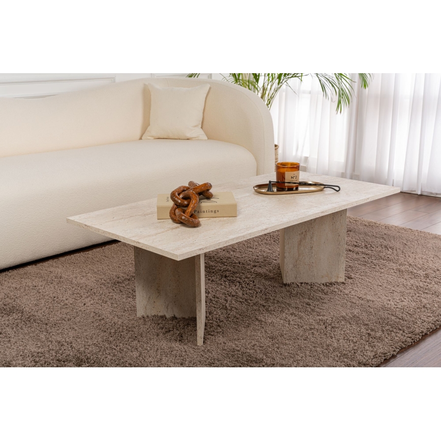 Konferencijski stolić NEL 119x60 cm, bež