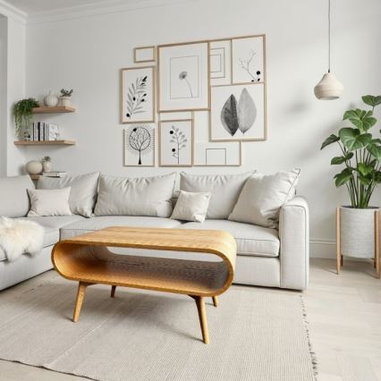 Konferencijski stolić NOVA 90x55 cm hrast