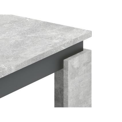 Konferencijski stolić OLAF – siva (beton) / antracit