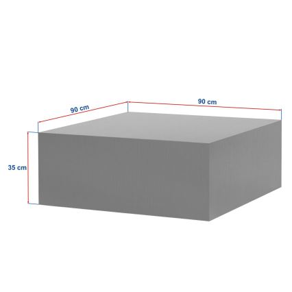 Konferencijski stolić PRIZMA 90x90 cm hrast