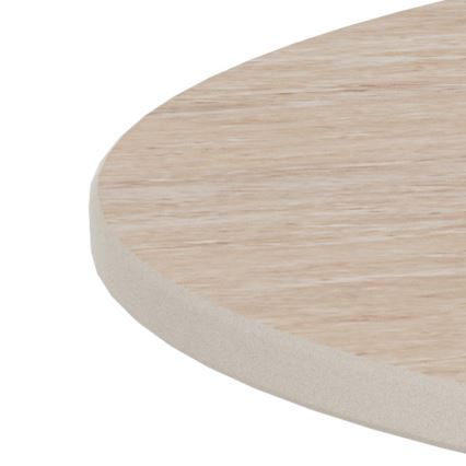 Konferencijski stolić SANTORINI Ø 70 cm bež/siva/keramika
