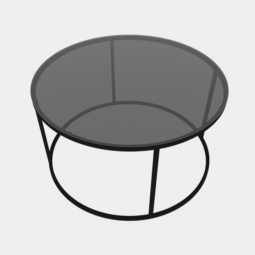 Konferencijski stolić STARTIS 60x43 cm crni