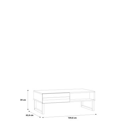 Konferencijski stolić TARO bijeli