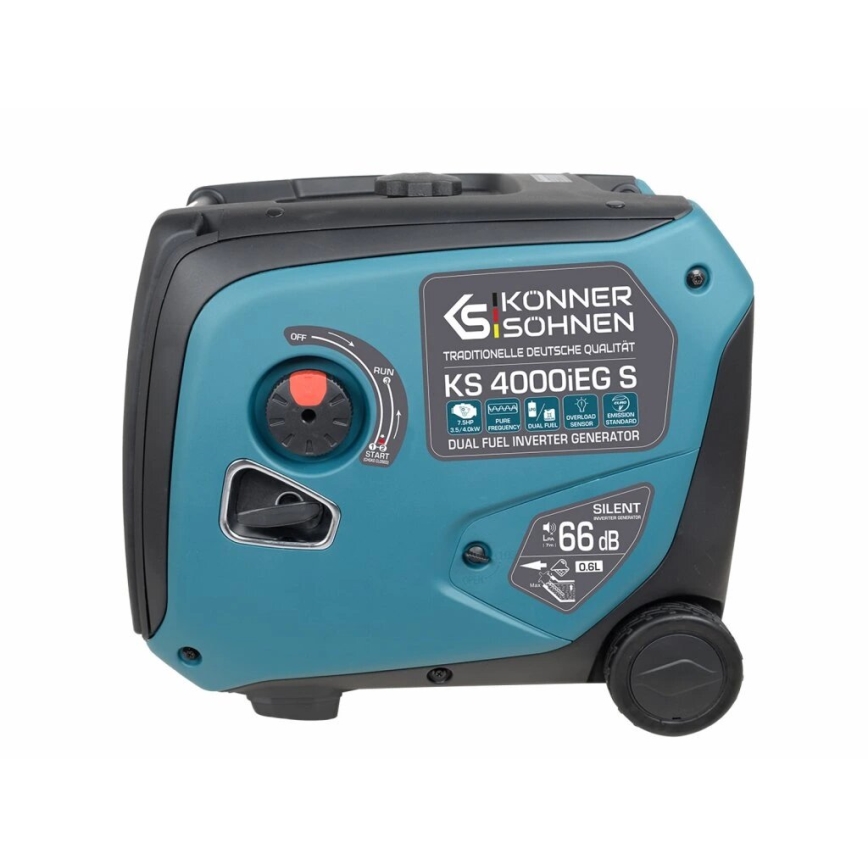 Könner & Söhnen 5106 - Plinski i benzinski inverterski generator struje KS 4000iEG S 4000W