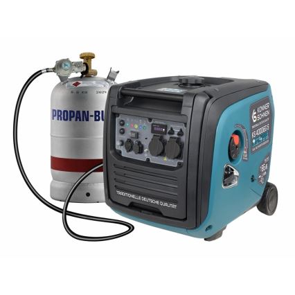 Könner & Söhnen 5106 - Plinski i benzinski inverterski generator struje KS 4000iEG S 4000W