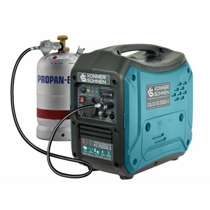 Könner & Söhnen KS7869 - Plinski i benzinski inverterski generator struje KS 2000iG S 2000W