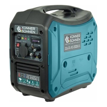 Könner & Söhnen KS7869 - Plinski i benzinski inverterski generator struje KS 2000iG S 2000W