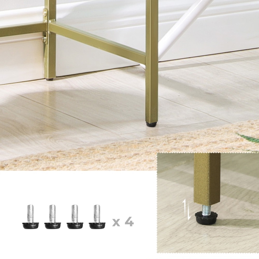 Konzolni stol CIREL zlatni