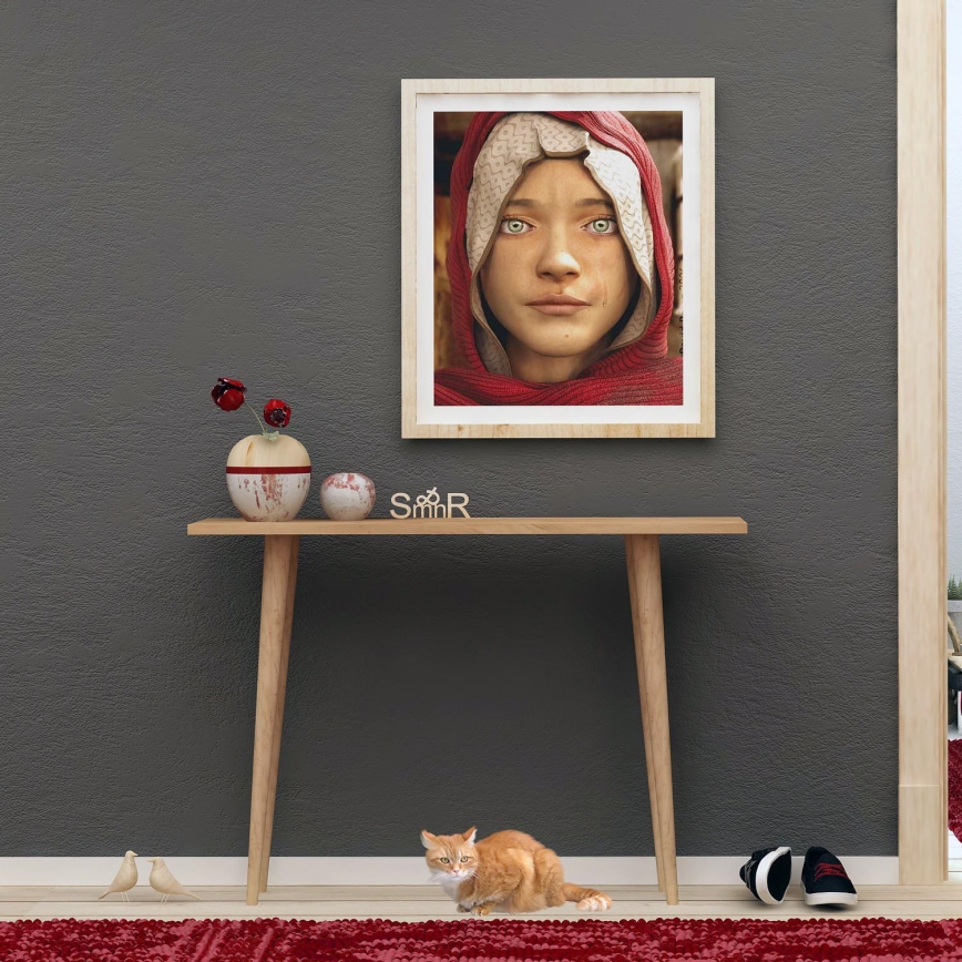 Konzolni stolić DESIDERO 74x100 cm smeđi