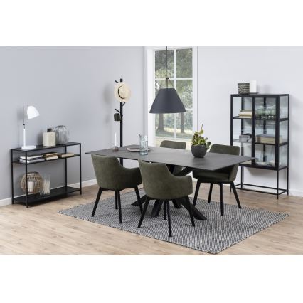 Konzolni stolić SARON crne boje