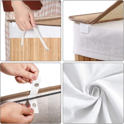 Koš za rublje GUS smeđi