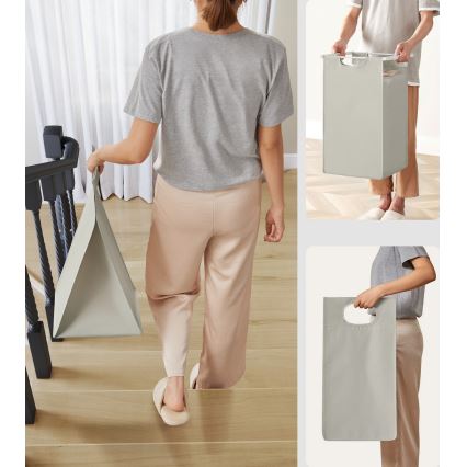 Koš za rublje REX bijeli