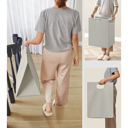 Koš za rublje REX bijeli