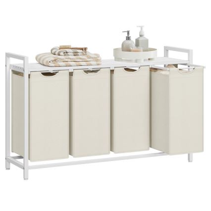 Koš za rublje REX bijeli