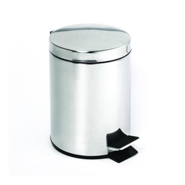 Koš za smeće 30x45 cm, nehrđajući čelik/srebrna