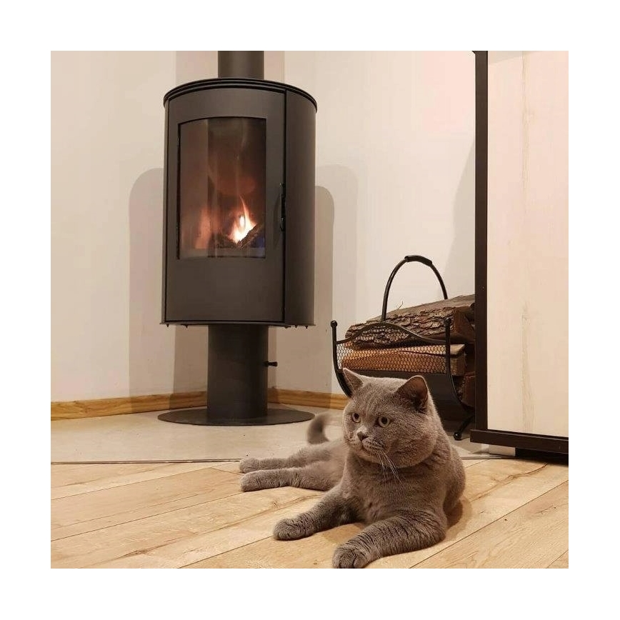 Kratki - Čelični kamin 8kW 150mm