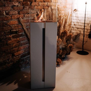 Kratki - BIO kamin 113,6x35,9 cm 2kW crni