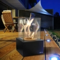 Kratki - BIO kamin 35,3x25 cm 1kW crni