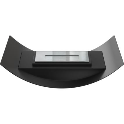 Kratki - BIO kamin 12,4x47 cm 1kW crni
