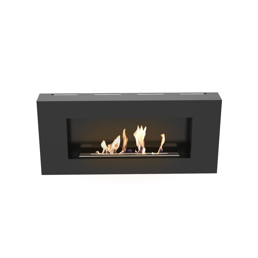 Kratki - Zidni BIO kamin 40x90 cm 1,5kW crna