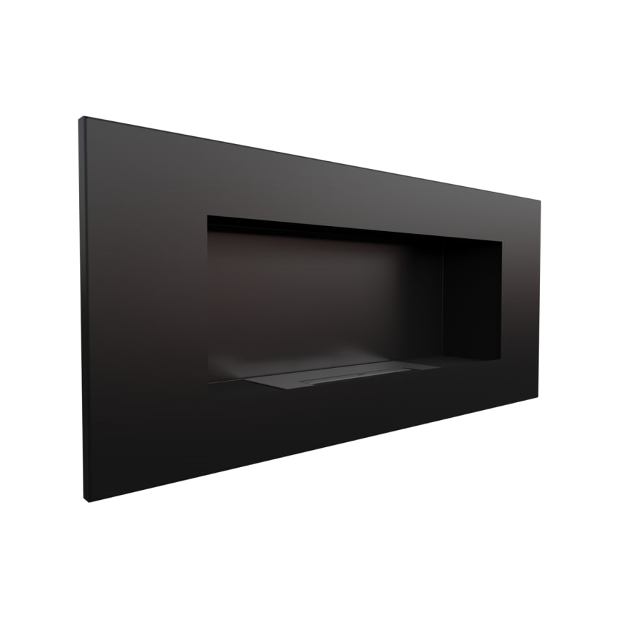 Kratki - Ugrađeni BIO kamin 40x90 cm 2kW crna