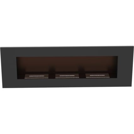 Kratki - Ugrađeni BIO kamin 40x120 cm 3x1,1kW crna