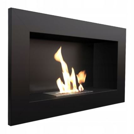 Kratki - Ugradbeni BIO kamin 37,4x64,8 cm 1kW crna