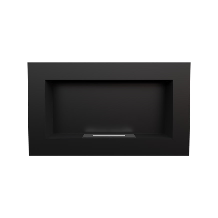 Kratki - Ugradbeni BIO kamin 37,4x64,8 cm 1kW crna