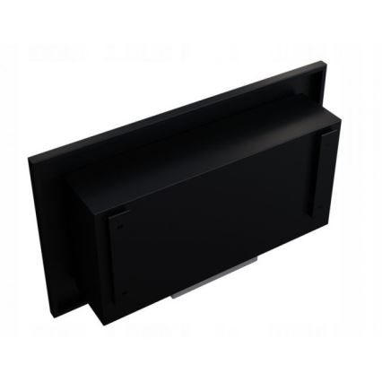 Kratki - Ugradbeni BIO kamin 37,4x64,8 cm 1kW crna