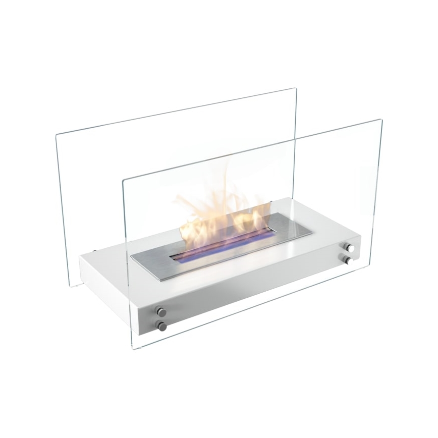 Kratki - BIO kamin 40,2x70 cm 2kW bijela