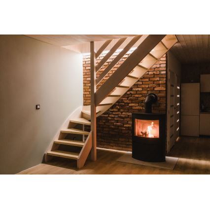 Kratki - Čelični kamin na drva 10kW 150mm