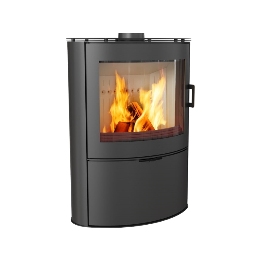 Kratki - Čelični kamin na drva 10kW 150mm