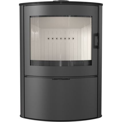 Kratki - Čelični kamin na drva 10kW 150mm