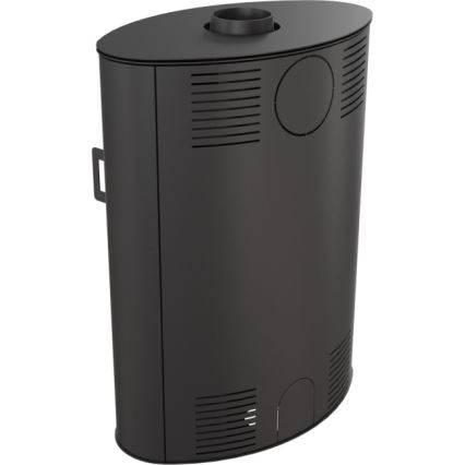 Kratki - Čelični kamin na drva 10kW 150mm