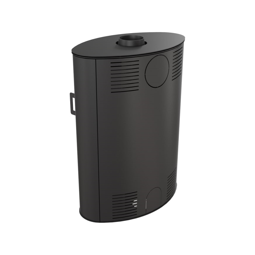 Kratki - Čelični kamin na drva 10kW 150mm