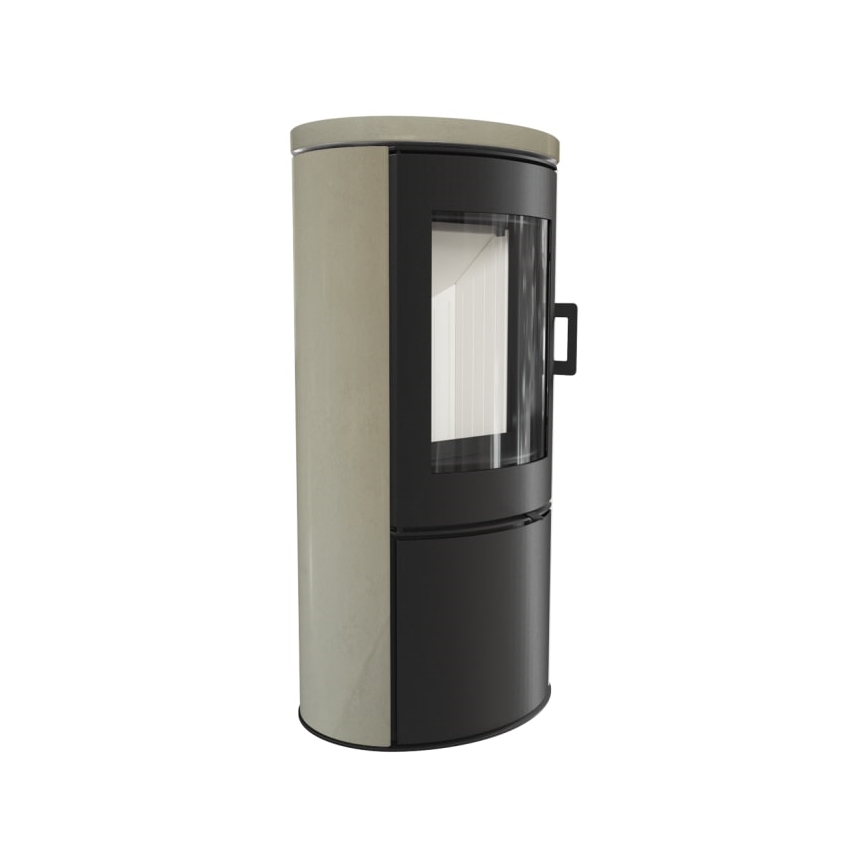 Kratki - Čelični kamin na drva 8kW 150mm