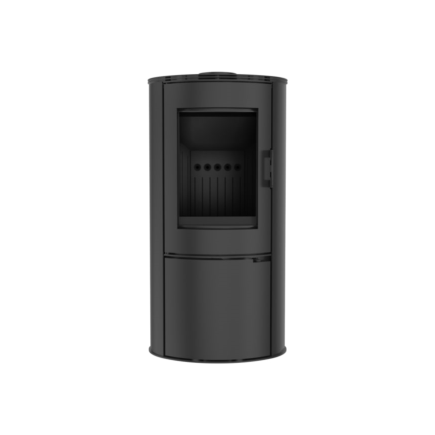 Kratki - Čelični kamin na drva 8kW 150mm