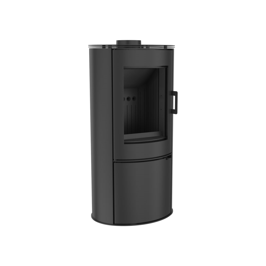 Kratki - Čelični kamin na drva 8kW 150mm